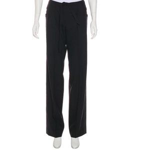 VALENTINO Mid-Rise Embellished Pants Size: S | US